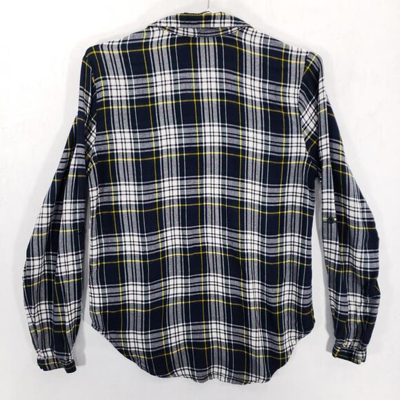Eddie Bauer Flannel Womens Small Multicolor Plaid Long Sleeve Button Up Shirt - Picture 5 of 6